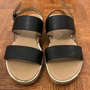 Black sandals